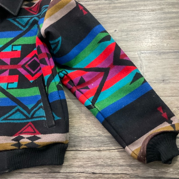 Pendleton Wool Navajo Jacket Full Zip Mens Sz S - Picture 5 of 11